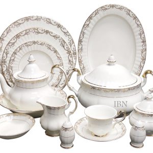 Bone China Ceramic Dinner Set 60 Pieces. Product Code 17265