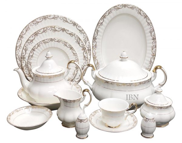 Bone China Ceramic Dinner Set 60 Pieces. Product Code 17265