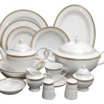 Renee 16803 Porcelain Ceramic 60  Pecs Dinner Set.
