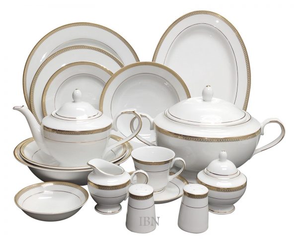 Renee 16803 Porcelain Ceramic 60  Pecs Dinner Set.