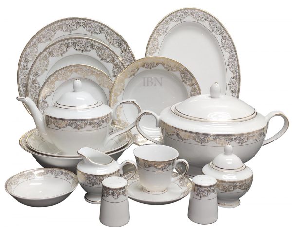 Gold Design.Dinner Set 60 Pieces . Product Code 17802