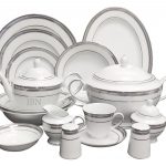 Silver Design 15296 Porcelain Ceramic Dinner Set 60 Pecs.