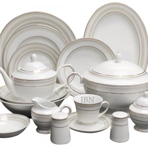 Porcelain Ceramic Dinner Set 60 Pecs. Deco 19240