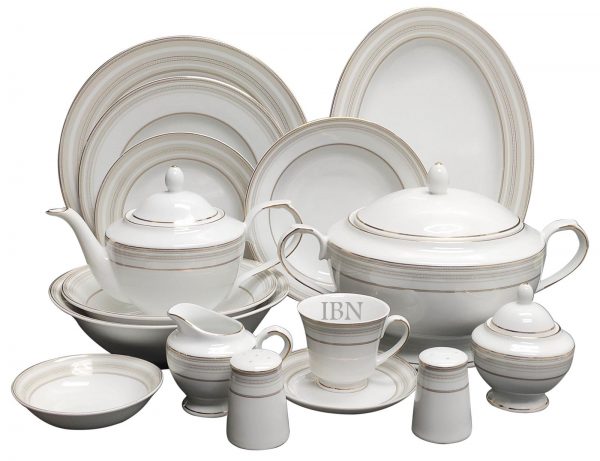 Porcelain Ceramic Dinner Set 60 Pecs. Deco 19240