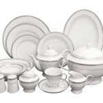 Zoe 16802 Porcelain Ceramic 60 Pecs Dinner Set.