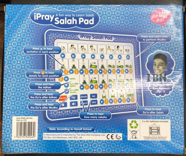 iPray Salah Pad – Blue