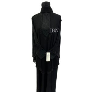 Black with All Black Borkha For Women