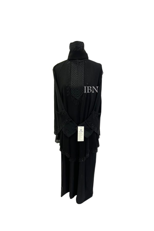 Black with All Black Borkha For Women