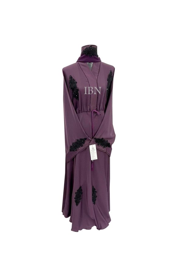 Purple Borkha Abaya For Women