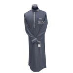 Long Sleeve Ash Thobe Front Zipper Collar Bottom